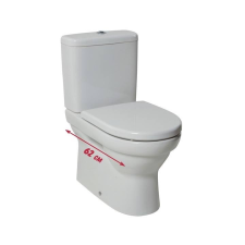Jika TIGO kombi-WC csésze, hátfalhoz illeszkedő, VARIO lefolyós, fehér H8242160002311 fürdőszoba kiegészítő