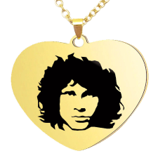 Jim Morrison medál lánccal, választható több formában és színben nyaklánc