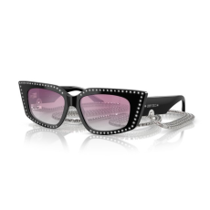 Jimmy Choo JC5033B 500058 BLACK CLEAR GRADIENT FUCHSIA MIRROR SILVER napszemüveg