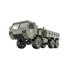  JJRC P801 6x6, nagy méretű (48 cm) távirányítós katonai teherautó távirányítós modell
