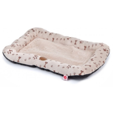 Jk Animals Dog Velvet Brown-Bone Pamut Kutyapárna 85X55Cm (45776-1) Large szállítóbox, fekhely kutyáknak