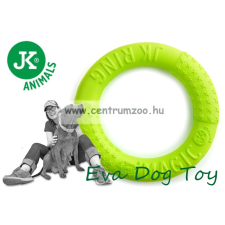  Jk Animals Eva Dog Toy Green Kutya Játék Húzogató És Dobó Karika 17Cm (46512-1) játék kutyáknak
