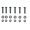 Jkh HATLAPFEJŰ CSAVAR 6X30MM, 4DB-OS + ANYA + ALÁTÉT, INOX