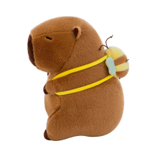 JM Capybara plüss levehető teknős hátizsákkal 45cm plüssfigura