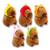 JM Capybara plüss - sapkában 25 cm