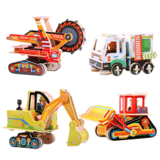 JM Fa Szerelőautó 3d Puzzle puzzle, kirakós