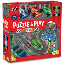 Joc 2 in 1, Puzzle és játék, Masini de curse, Békés Királyság puzzle, kirakós