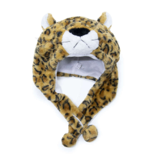 Jófej Tigris formájú téli sapka lelógó fülekkel / felnőtteknek és gyerekeknek babasapka, sál