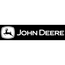 John Deere fehér,100cmx20cm autó dekoráció