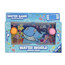 Johntoy Water World vízi karikás játék – 17x8 cm, bálna oktatójáték