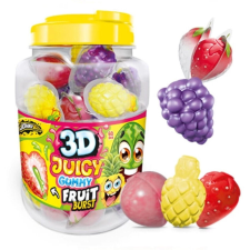Johny bee 3d juicy gumicukor gyümölcsös 18g (1 db) csokoládé és édesség