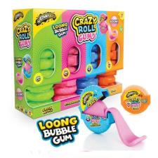 Johny Bee Crazy Roll rágógumi tekercs 15g (1db) csokoládé és édesség