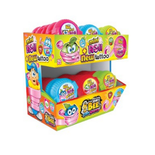 Johny Bee Mini Roll méteres rágó tetoválással - 18g csokoládé és édesség