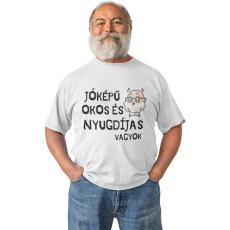  Jóképű, okos és nyugdíjas vagyok - Férfi Póló