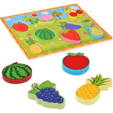 Jokomisiada Fa Formabeillesztő Puzzle - Gyümölcsök (ZA5255) puzzle, kirakós