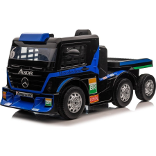 Jokomisiada Mercedes Benz Akkumulátoros Félpótkocsis Kamion - Egyszemélyes, 143x72x67 cm, Kék (PA0289 NI) elektromos járgány