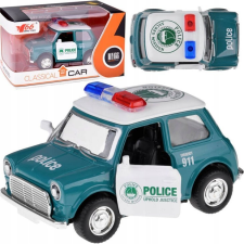 Jokomisiada Retro Fém Rendőrautó - Nyitható Ajtókkal, 9.5x5.5x5 cm ( ) autópálya és játékautó