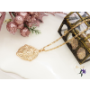  Jonna-50 Gold Filled nyaklánc vallási témájú medállal-18K