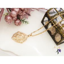  Jonna-50 Gold Filled nyaklánc vallási témájú medállal-18K nyaklánc