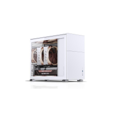 JONSBO D31 Micro-ATX Case, Tempered Glass - white számítógép ház