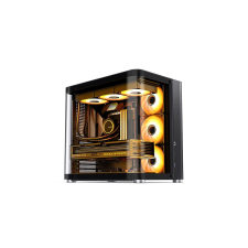 JONSBO TK-2 2.0 Midi-Tower, Tempered Glass - black számítógép ház