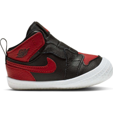 Jordan 1 crib bootie utcai cipő gyerek fekete/piros 17