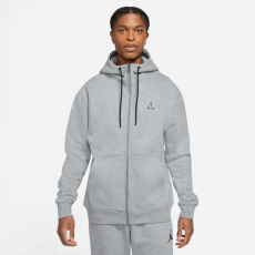 Jordan essentials fleece full zip hoodie pulóver férfi szürke l