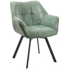  Jordi karfás négylábú étkezőszék kord bársony zöld 322799 bútor