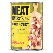 Josera Josera Meatlovers Menu Chicken & Carrot 6 x 400 g kutyaeledel