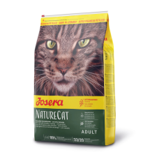 Josera NatureCat | Gabonamentes, természetes prémium száraz macskatáp felnőtt és aktív macskáknak – 10 kg macskaeledel