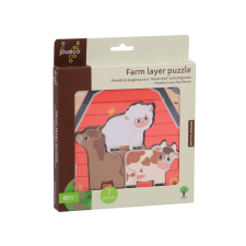  Jouéco® -  Háziállatok réteges puzzle puzzle, kirakós