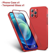 JOYROOM Apple iPhone 13 Pro JOYROOM JR-BP935 360 Full Cover Hátlap - Piros tok és táska
