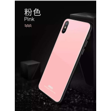 JOYROOM Apple iPhone XS Max JOYROOM JR-BP521 Crystal Üveg Hátlap - Rózsaszín tok és táska