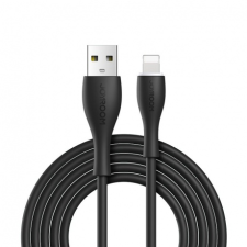 JOYROOM Bowling Data kábel USB / Lightning 2.4A 1m, fekete kábel és adapter