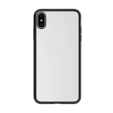 JOYROOM ELECTROPLATED szilikon telefonvédő (fémhatású keret) FEKETE tok és táska