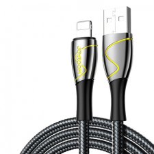 JOYROOM Fast Charging kábel USB / Lightning 2.4A 2m, fekete kábel és adapter