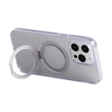 JOYROOM JR-BP004 Mágneses hátlaptok állvánnyal iPhone 15 Pro Max átlátszó tok és táska