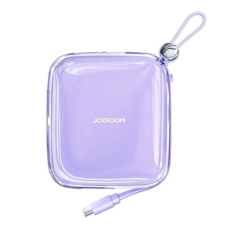 JOYROOM JR-L005 powerbank 10000mAh Lightning USB-A - lila power bank