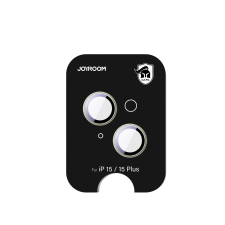 JOYROOM JR-MFY0251 kamera lencse védő fólia sárga szegéllyel iPhone 15/15 Plus mobiltelefon kellék