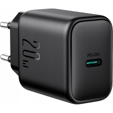 JOYROOM JR-TCF20 Wall Charger, 20W, EU (black) (6956116722876) mobiltelefon kellék
