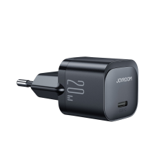 JOYROOM Mini töltő USB C 20W PD Joyroom JR-TCF02 | fekete mobiltelefon kellék