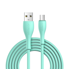 JOYROOM S-2030M8 USB-A - microUSB kábel 3A 2m - zöld kábel és adapter