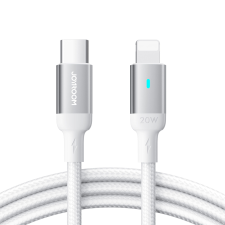 JOYROOM S-CL020A10 PD Lightning 20W 3M Adatkábel - Fehér kábel és adapter