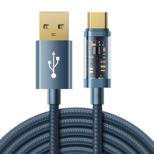 JOYROOM S-UC027A12 3.0A USB Type-C 1.2M Adatkábel - Kék kábel és adapter