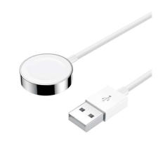 JOYROOM töltőkábel USB (gyorstöltés támogatás, mágneses, 120cm) FEHÉR (S-IW001) okosóra kellék