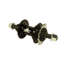 Joytech F036-14 BMX hátsó kerékagy, 36H, kazettás lánckerékhez, csavaros (M14x180x110 mm,) , fekete kerékpár és kerékpáros felszerelés