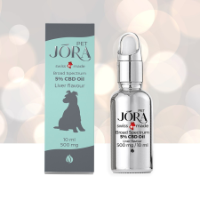Jōra 5% CBD olaj kutyáknak 500 mg vitamin, táplálékkiegészítő kutyáknak