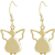 JSB Bijoux Angyalok Swarovski kristályokkal, aranyozott 92400434g (Ag925/1000, 1,3g)