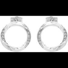 JSB Bijoux Karikák Swarovski kristályokkal 92400416cr (Ag925/1000, 1 g) (8592661389041) fülbevaló