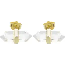 JSB Bijoux Kristály aranyozott 92400529g-cr (Ag925/1000, 2,06 g) fülbevaló